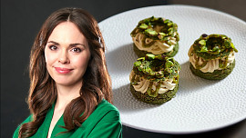 Pistáciový Paris-Brest podle Heleny Fléglové: Francouzská variace na věneček oslní svěží barvou, úžasným krémem i křupavostí