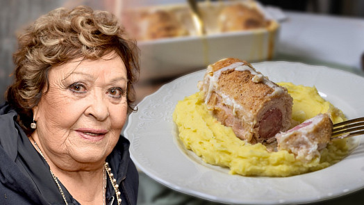 Kuřecí řízky zapečené se šlehačkou: Jednoduchý recept z kuchařky Jiřiny Bohdalové, ke kterému se budete stále vracet