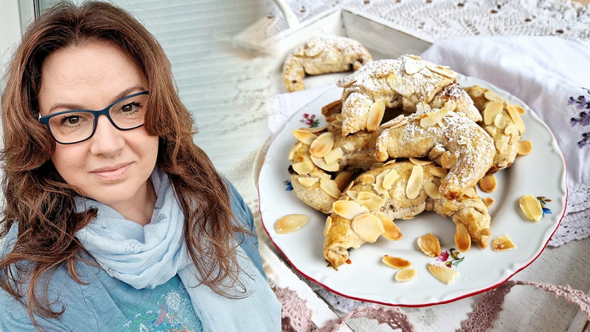 Holka u plotny peče: Dvojctihodné svatomartinské rohlíčky z křehkého těsta s ořechy a povidly chutnají božsky