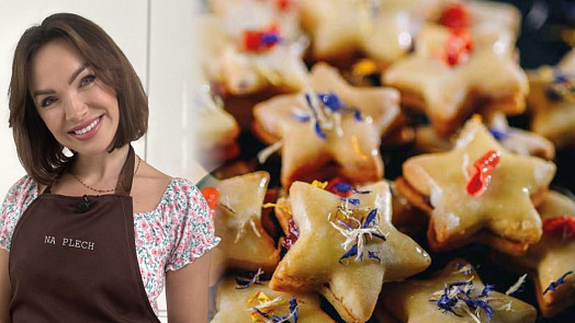 Pečeme s Kamilou: Slepované citronové hvězdičky s marmeládou a polevou jsou ozdobou každého svátečního stolu