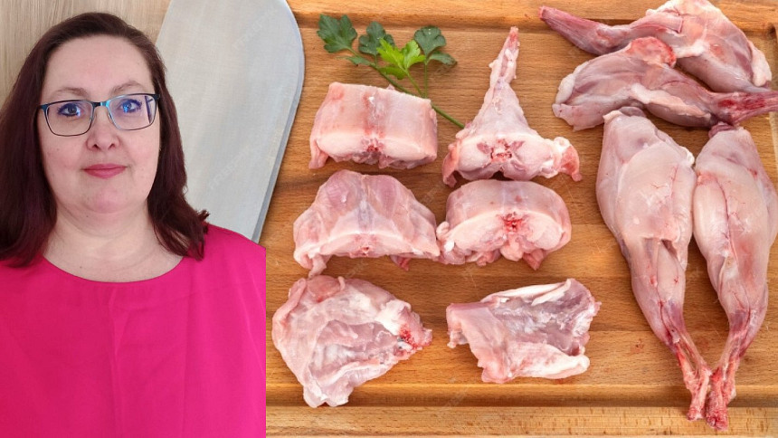 Rozdělení králičího masa
