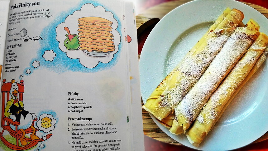 Jak na palačinky snů? Recept z Kuchařky kačera Donalda skrývá jednu nečekanou ingredienci