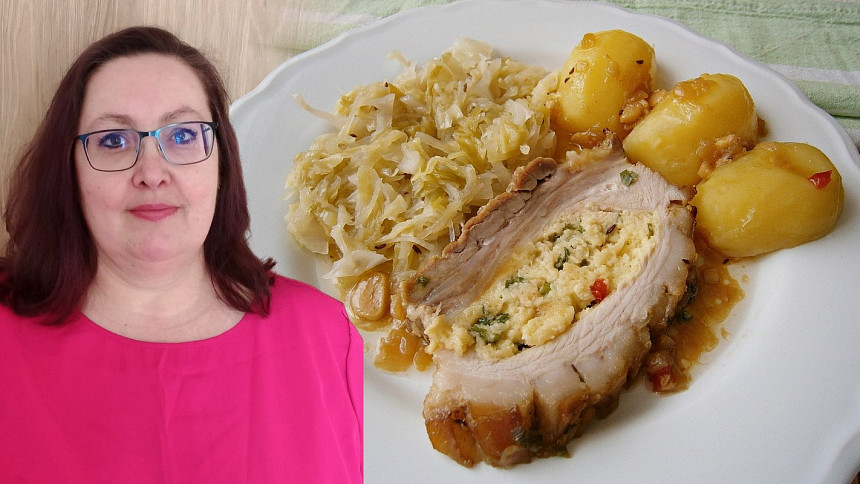 Plněná vepřová kapsa