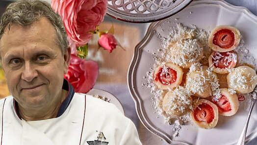 Jahodové knedlíky podle Petra Kosinera: Jedna netypická ingredience jim zajistí dokonalou vláčnost