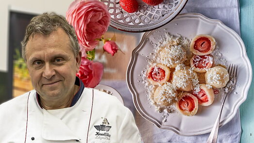 Jahodové knedlíky podle Petra Kosinera: Jedna netypická ingredience jim zajistí dokonalou vláčnost