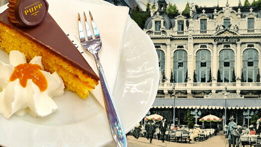 Legendární dort z Grandhotelu Pupp ochutnávají i festivalové hvězdy: Recept na více než 200 let starou specialitu