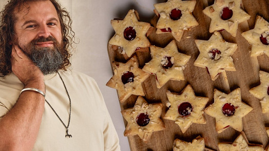 Vánoce s Josefem Maršálkem: Jak na dokonalé linecké s mandlemi podle receptu a rad slavného cukráře