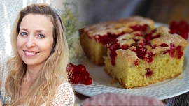 Tereza Bebarová nabídla recept na rybízovou bublaninu s podmáslím a svěřila se, že práce s cukrářem Maršálkem je pro ni za odměnu