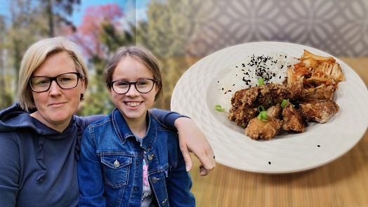 Náš život s celiakií: Vyzkoušeli jsme japonské křupavé kuře karaage. Tyto kuřecí nugetky si Áňa zamilovala