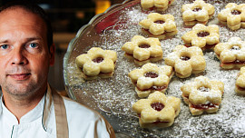 Recept na slepované linecké podle cukráře Skály: S pikantním ovocným džemem chutná božsky a ani nepotřebuje uležení