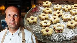 Recept na slepované linecké podle cukráře Skály: S pikantním ovocným džemem chutná božsky a ani nepotřebuje uležení