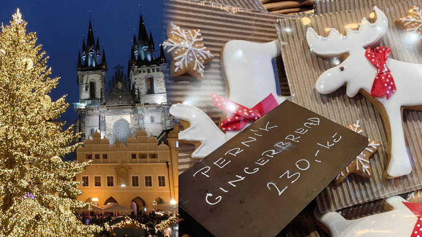 Jeden perníček koupíte na Staroměstském náměstí za 230 Kč.