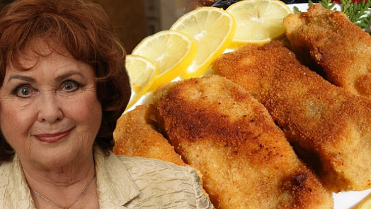 Herečka Naďa Konvalinková prozradila fígl, jak na nejlepší kapří řízky podle Oldřicha Kaisera. „Jiné už neděláme,“ říká