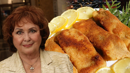 Herečka Naďa Konvalinková prozradila fígl, jak na nejlepší kapří řízky podle Oldřicha Kaisera. „Jiné už neděláme,“ říká