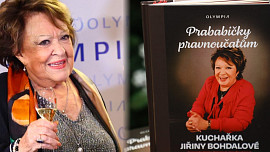 Jiřina Bohdalová pokřtila kuchařku a prozradila recept: Kuře pečené ve šlehačce miluje celá rodina