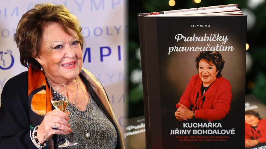 Jiřina Bohdalová pokřtila kuchařku a prozradila recept: Kuře pečené ve šlehačce miluje celá rodina