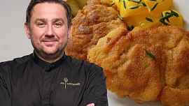 Šéfkuchař Jan Punčochář prozrazuje: Jak usmažit dokonalý stehenní kuřecí řízek? Pomůže finta s chlebem