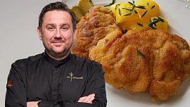 Šéfkuchař Jan Punčochář prozrazuje: Jak usmažit dokonalý stehenní kuřecí řízek? Pomůže finta s chlebem