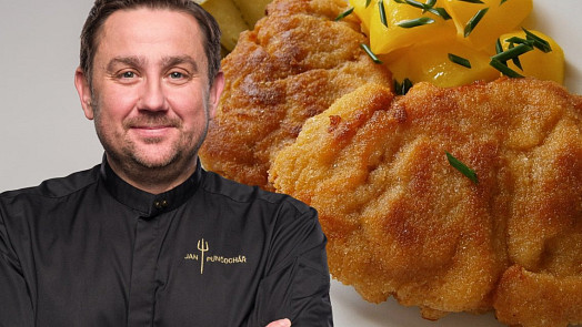Šéfkuchař Jan Punčochář prozrazuje: Jak usmažit dokonalý stehenní kuřecí řízek? Pomůže finta s chlebem