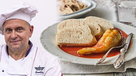 Recept knedlíkového mistra Petra: Plněné papriky s rajskou a chalupnickým knedlíkem chutnají fantasticky