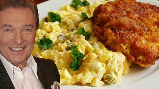 Recept na božský salát podle Karla Gotta: Mistr přidával jednu ingredienci, která dává jídlu zajímavý šmrnc