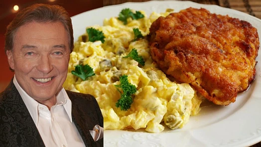 Recept na božský salát podle Karla Gotta: Mistr přidával jednu ingredienci, která dává jídlu zajímavý šmrnc