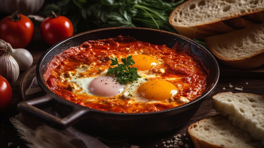 Vejce v očistci: Italská snídaňová specialita