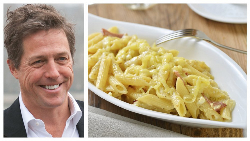 Jídelní rozmary slavných: Hugh Grant se nerad dotýká jídla a zbožňuje makarony se sýrem neboli Mac and Cheese