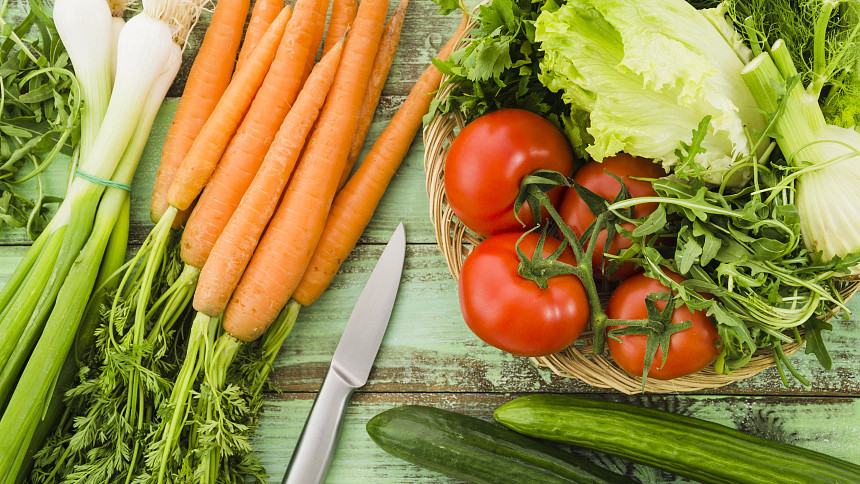 Vlastní vypěstovaná zelenina