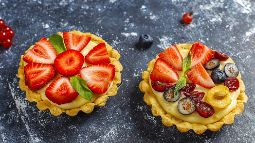 Tartaletky okouzlují křehkým těstem a lahodnou náplní. Předčíte těmi svými nápady soutěžících v Peče celá země?