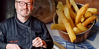 Šéfkuchař pražské restaurace Bruxx radí, jak na ty nejlepší hranolky: Zásadní je krátké předvaření a dvojí smažení, říká