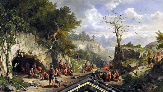 Historie zemědělství: Lidé v pravěku vědomě pěstovali nejprve ječmen a rýži. Když vyhubili mamuty, začali chovat hospodářská zvířata
