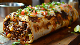 Tříkilové burrito s pálivou omáčkou dokázala mladá žena sníst za 11 minut. Překonala tím o minutu svůj vlastní rekord