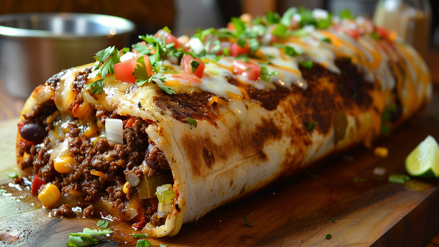 Burrito patří k nejpopulárnějším pokrmům v Mexiku.