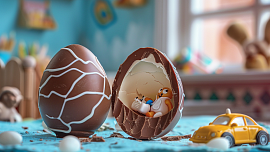 Domácí Kinder vajíčka vytvoříte během chvíle a za pár korun: Koledníci od vás nebudou chtít na Velikonoce odejít