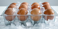Jak mrazit vejce? Celá vejce rozklepnutá ve formičce, u žloutků přemýšlejte, do čeho je použijete, a uvařená raději snězte