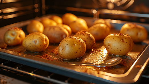 Jak upéct brambory ve slupce za pomoci čajové lžičky: Tahle finta ušetří čas a vylepší chuť brambor