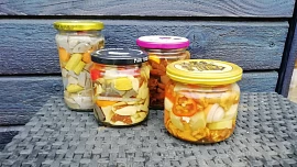 Houby ve sladkokyselém nálevu neboli houby s octem: Do kulajdy se hodí více než sušené a jsou skvělé i jako příloha místo okurek