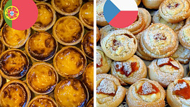 Portugalsko-Česko na talíři: Ve sladkém koláčovém mistrovství můžou soupeřit české koláčky proti těm portugalským