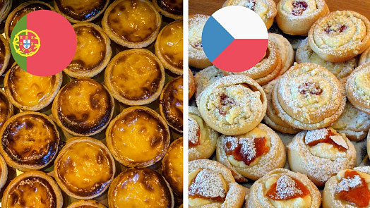 Portugalsko-Česko na talíři: Ve sladkém koláčovém mistrovství můžou soupeřit moravské koláčky proti těm portugalským