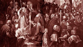První český král Vratislav I. si pochutnával na sekaném telecím mase zabaleném do bránice i na plněném labutím krku