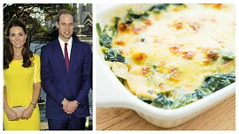 Královské chutě: Kate a William jedí skromně. Spokojí se s rajčatovou polévkou nebo těmito lasagnemi se špenátem