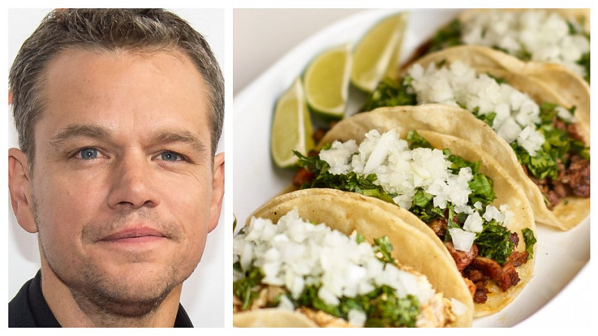 Jídelní rozmary slavných: Matt Damon nemá rád růžičkovou kapustu a miluje pálivé tacos s hovězím masem