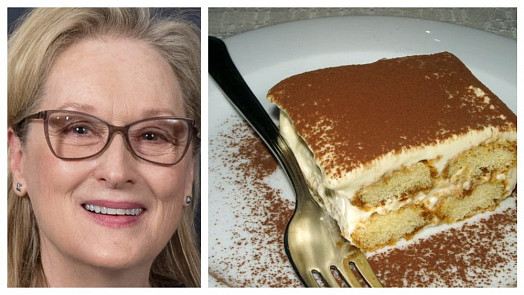 Jídelní rozmary slavných: Meryl Streepová miluje lanýže a tohle pravé italské tiramisu