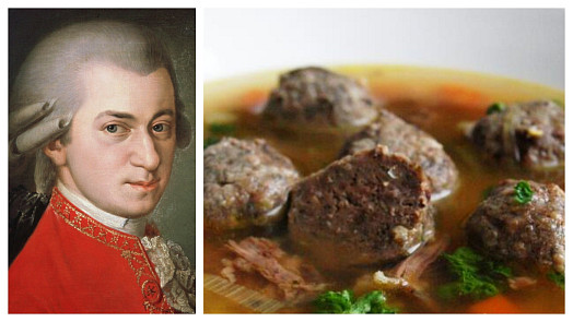 Jídelní rozmary slavných: W. A. Mozart začínal den horkou čokoládou a miloval smažené játrové knedlíčky podle tohoto receptu