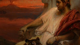 Císař Nero měl rád maso plněné masem, během hostin jedl vleže a mezi chody vyžadoval sex