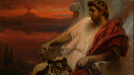Císař Nero měl rád maso plněné masem, během hostin jedl vleže a mezi chody vyžadoval sex