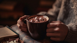 Vánoční rekordy: Největší šálek horké čokolády obsahoval 4500 litrů sladkého nápoje a padlo na něj 600 kg čokolády