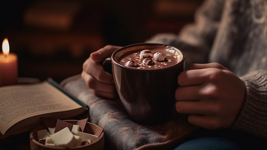 Vánoční rekordy: Největší šálek horké čokolády obsahoval 4500 litrů sladkého nápoje a padlo na něj 600 kg čokolády