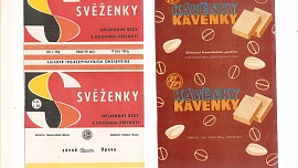 Retro okénko: Oplatky s náplní Svěženky, Dukla či Kávěnky se daly koupit za 1,50 Kčs a dělaly se v různých příchutích